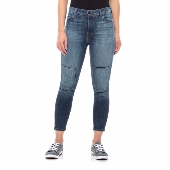 NWT J Brand Alana Jasper Patched Crop Skinny Jeans Size 28 - Picture 2 of 11